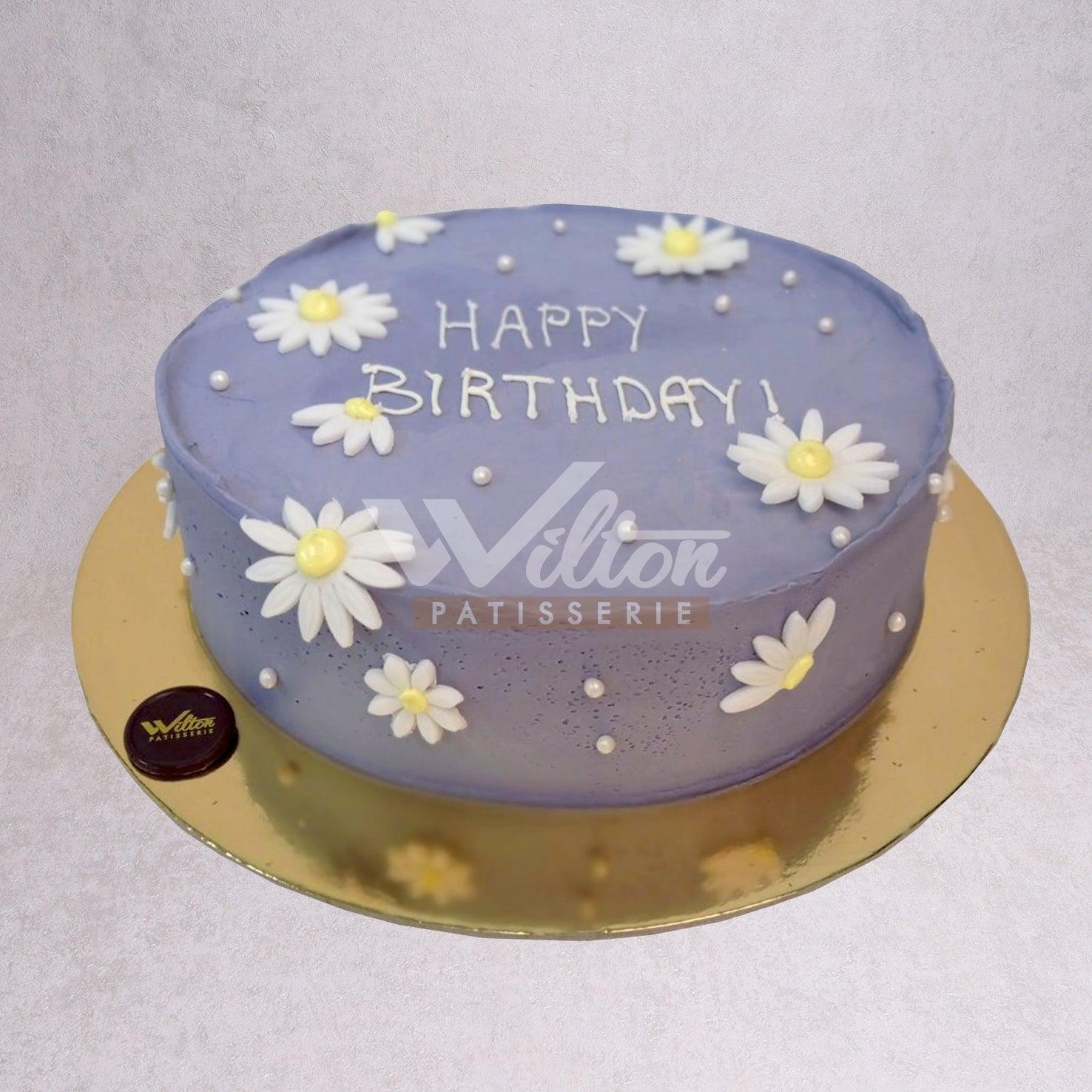 W6.34 FLOWERS - Women Birthday Cakes - WILTON PATISSERIE