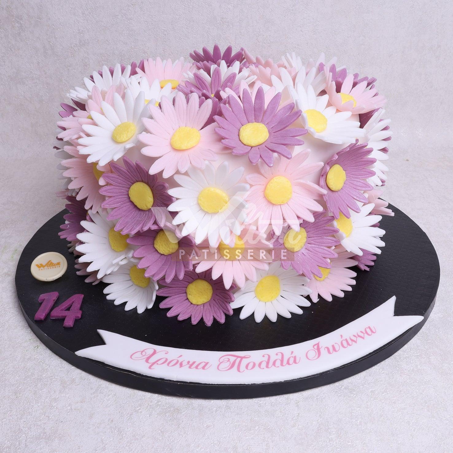 W6.42 FLOWERS - Women Birthday Cakes - WILTON PATISSERIE