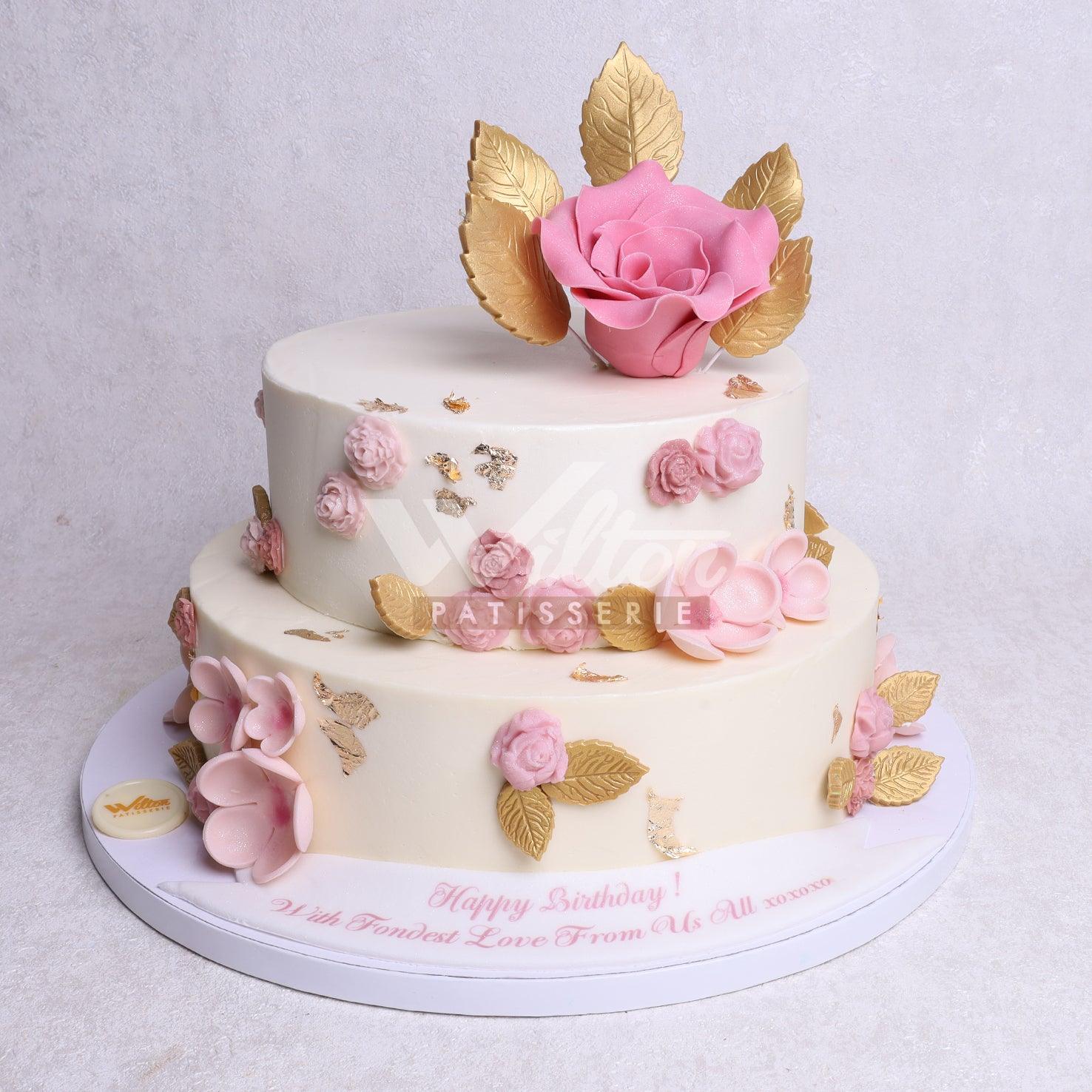 W6.47 FLOWERS - Women Birthday Cakes - WILTON PATISSERIE
