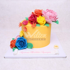 W6.61 FLOWERS - Women Birthday Cakes - WILTON PATISSERIE
