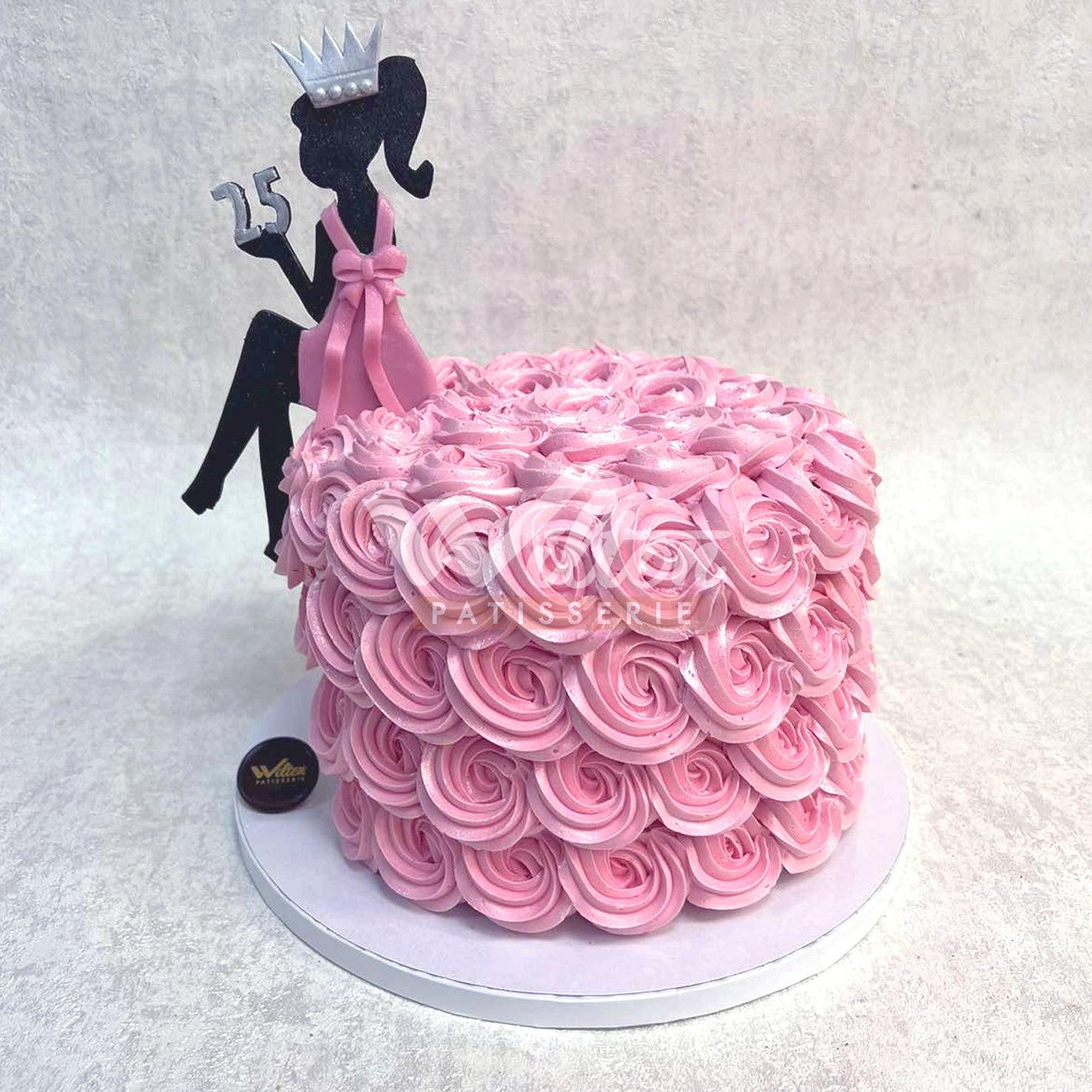 W9.r ROSETTE - Women Birthday Cakes - WILTON PATISSERIE