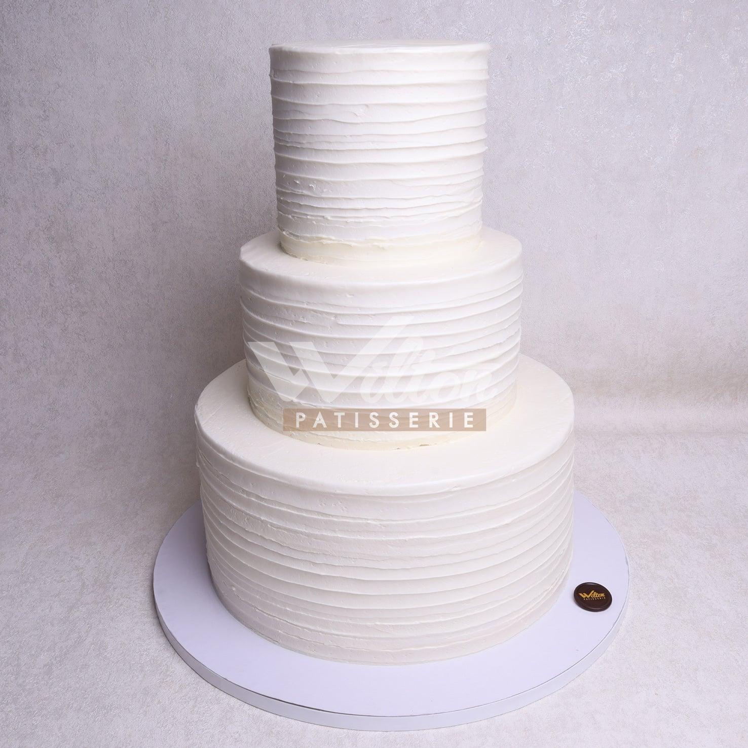 WE10.c WHITE SIMPLE - Wedding Cakes - WILTON PATISSERIE