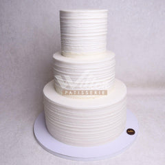 WE10.c WHITE SIMPLE - Wedding Cakes - WILTON PATISSERIE