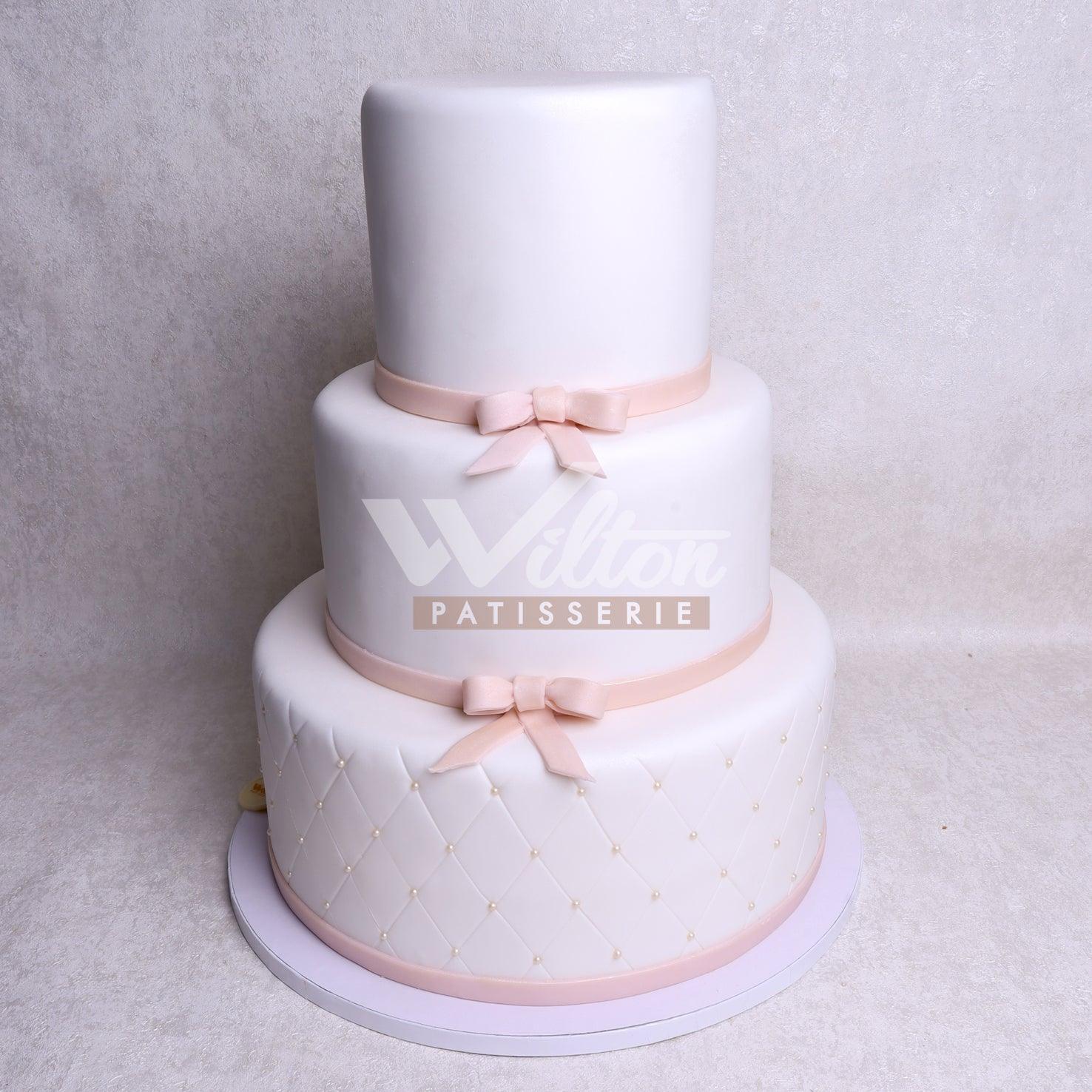 WE10.f WHITE SIMPLE - Wedding Cakes - WILTON PATISSERIE