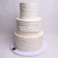 WE10.g WHITE SIMPLE - Wedding Cakes - WILTON PATISSERIE