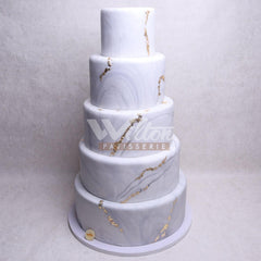 WE12.a MARBLE - Wedding Cakes - WILTON PATISSERIE