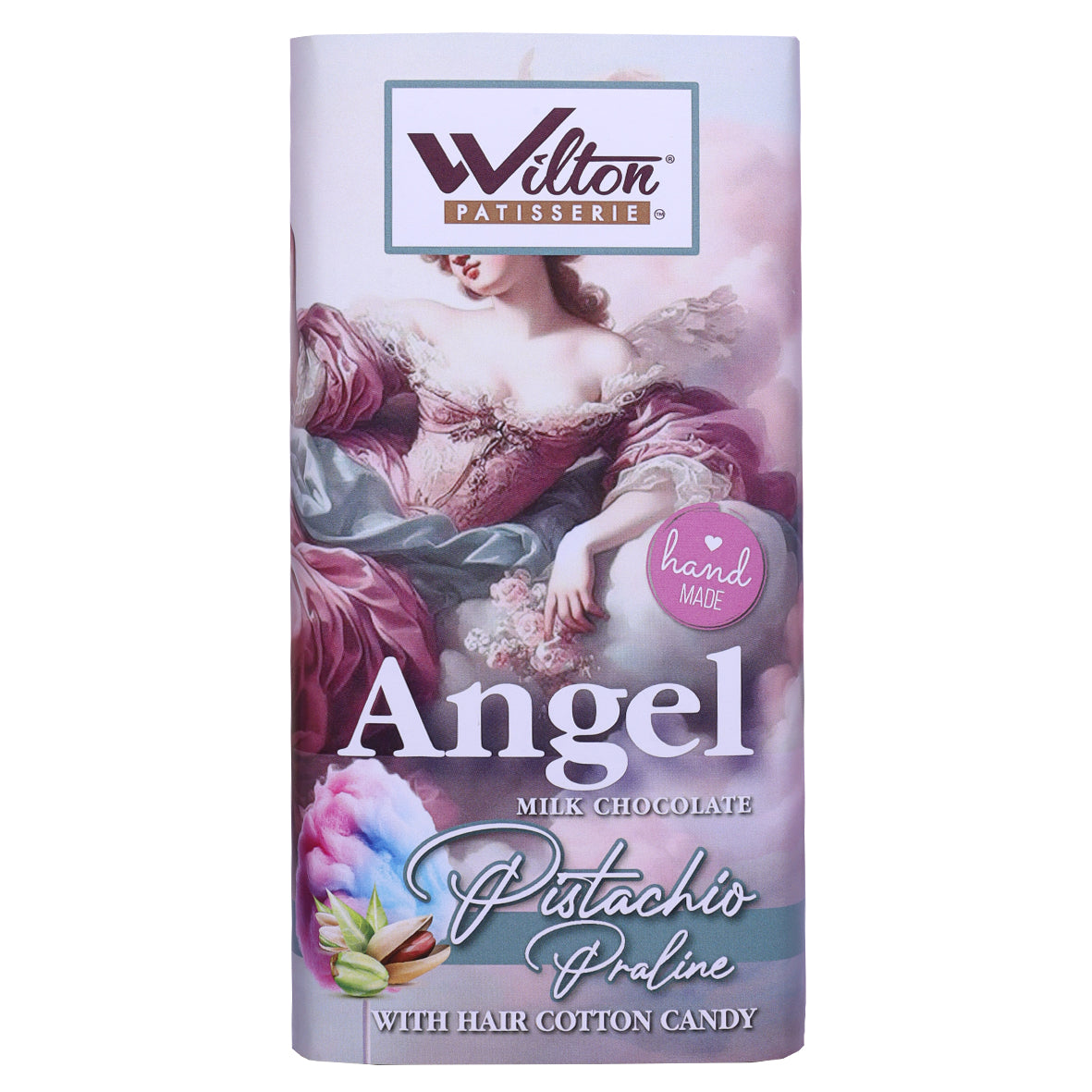 ANGEL Chocolate with Cotton Candy & Pistachio Praline 150g - WILTON PATISSERIE