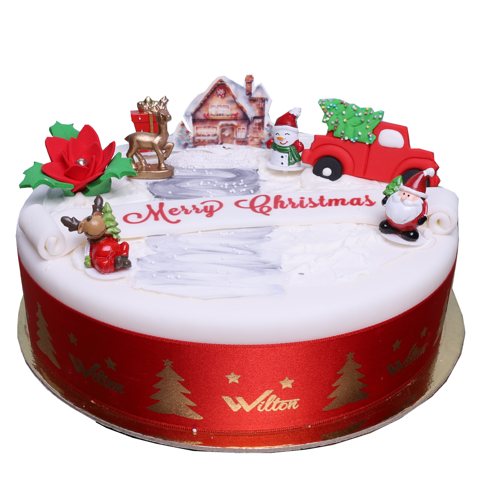 CHRISTMAS CAKES ROUND - WILTON PATISSERIE