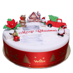 CHRISTMAS CAKES ROUND - WILTON PATISSERIE