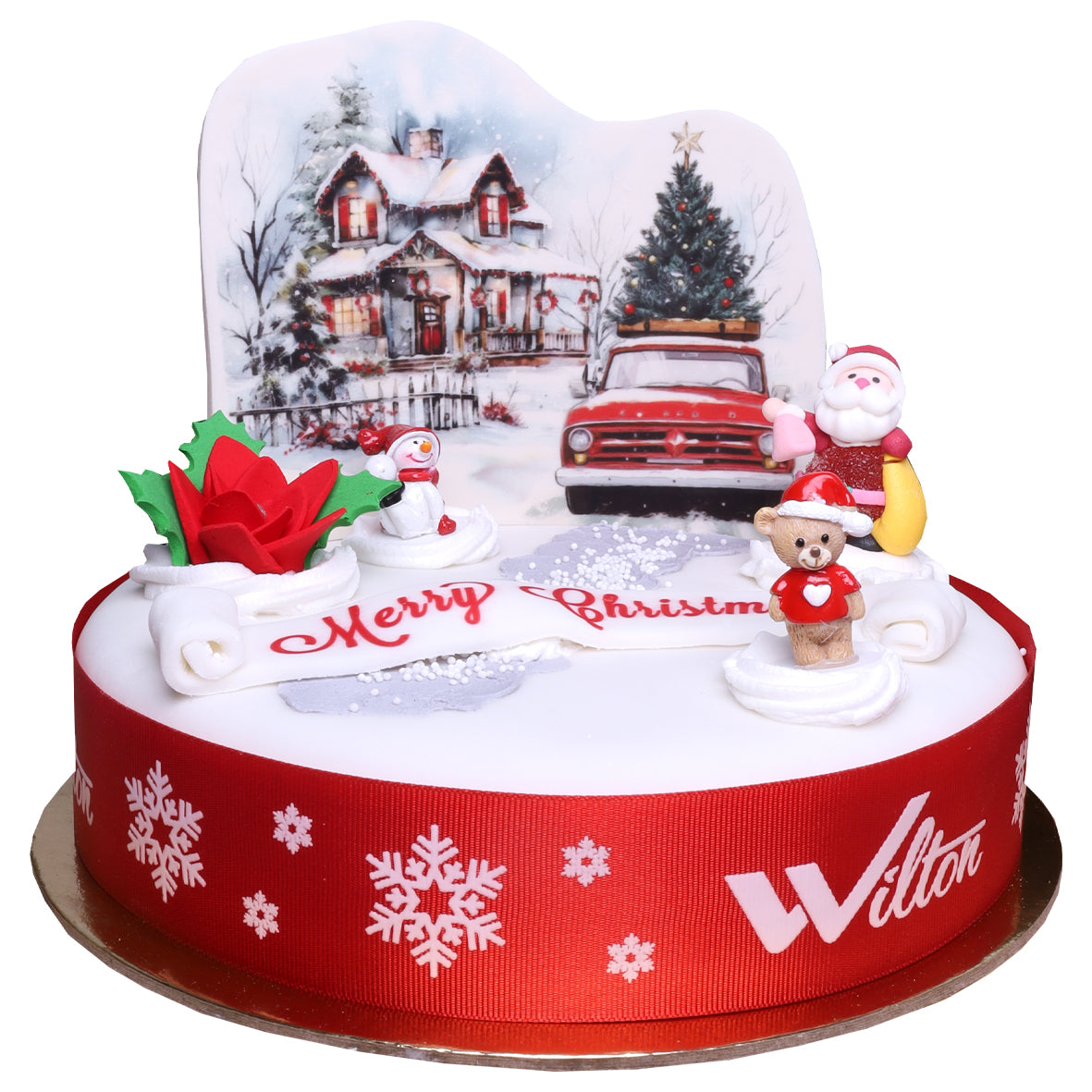 CHRISTMAS CAKES ROUND - WILTON PATISSERIE