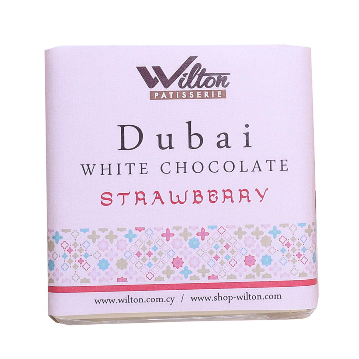 Dubai White Chocolate Strawberry 135g - WILTON PATISSERIE