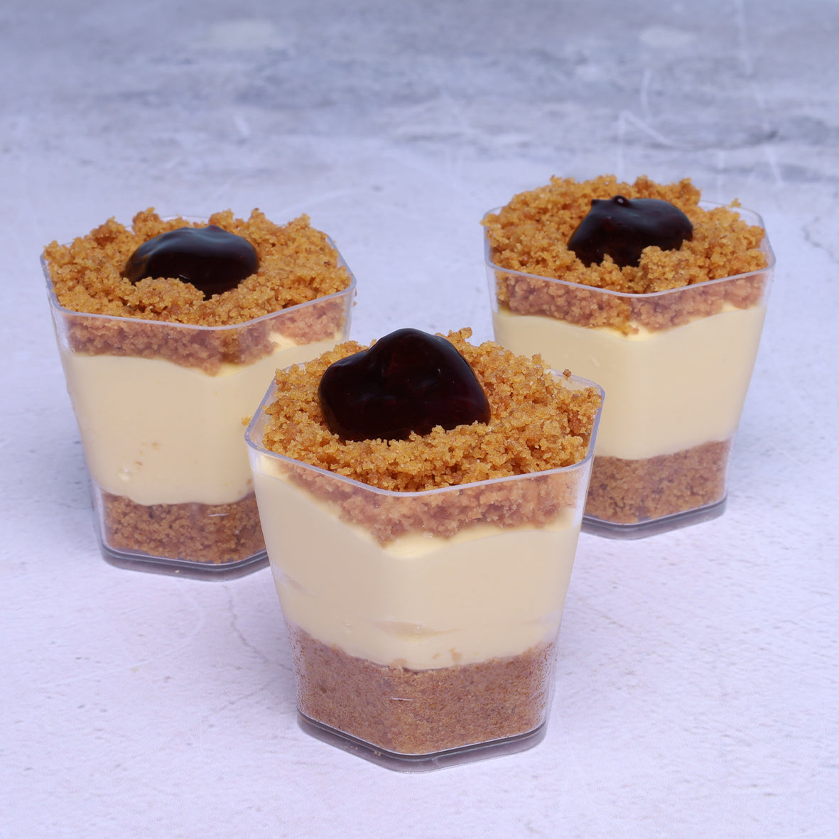 Lemon Cheesecake (in a cup) - Coctail Sweets - WILTON PATISSERIE