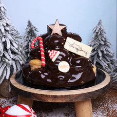 Χριστουγεννιάτικο δέντρο προφιτερόλ