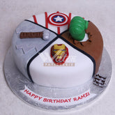 B.4.a MARVEL HEROES - Birthday Cakes - WILTON PATISSERIE
