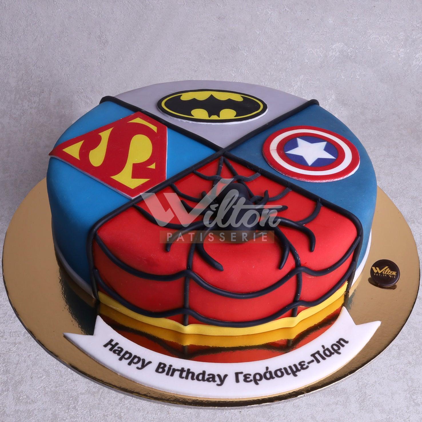 B.4.b MARVEL HEROES - Birthday Cakes - WILTON PATISSERIE