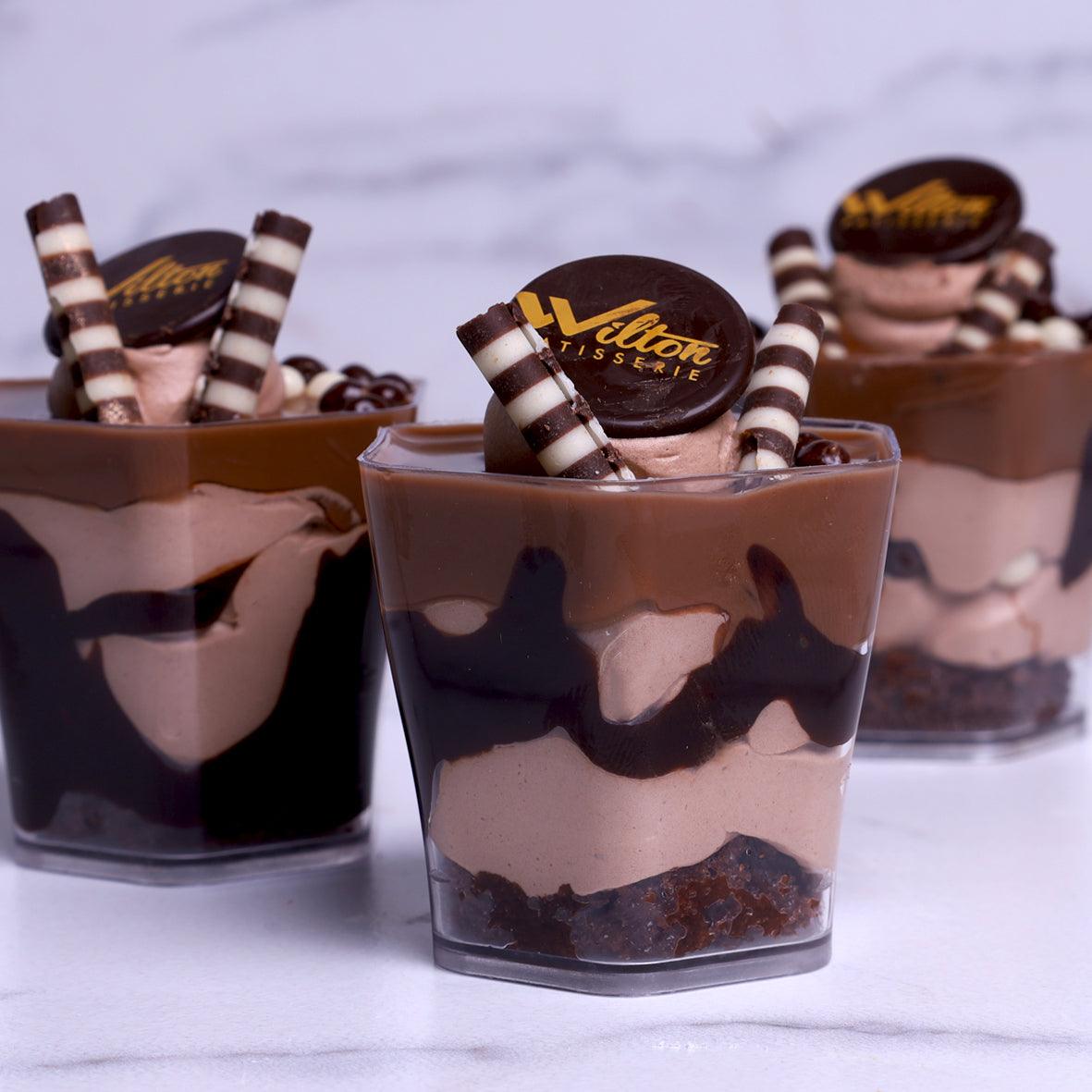 Belgian Chocolate Mousse (in a cup) - Coctail Sweets - WILTON PATISSERIE