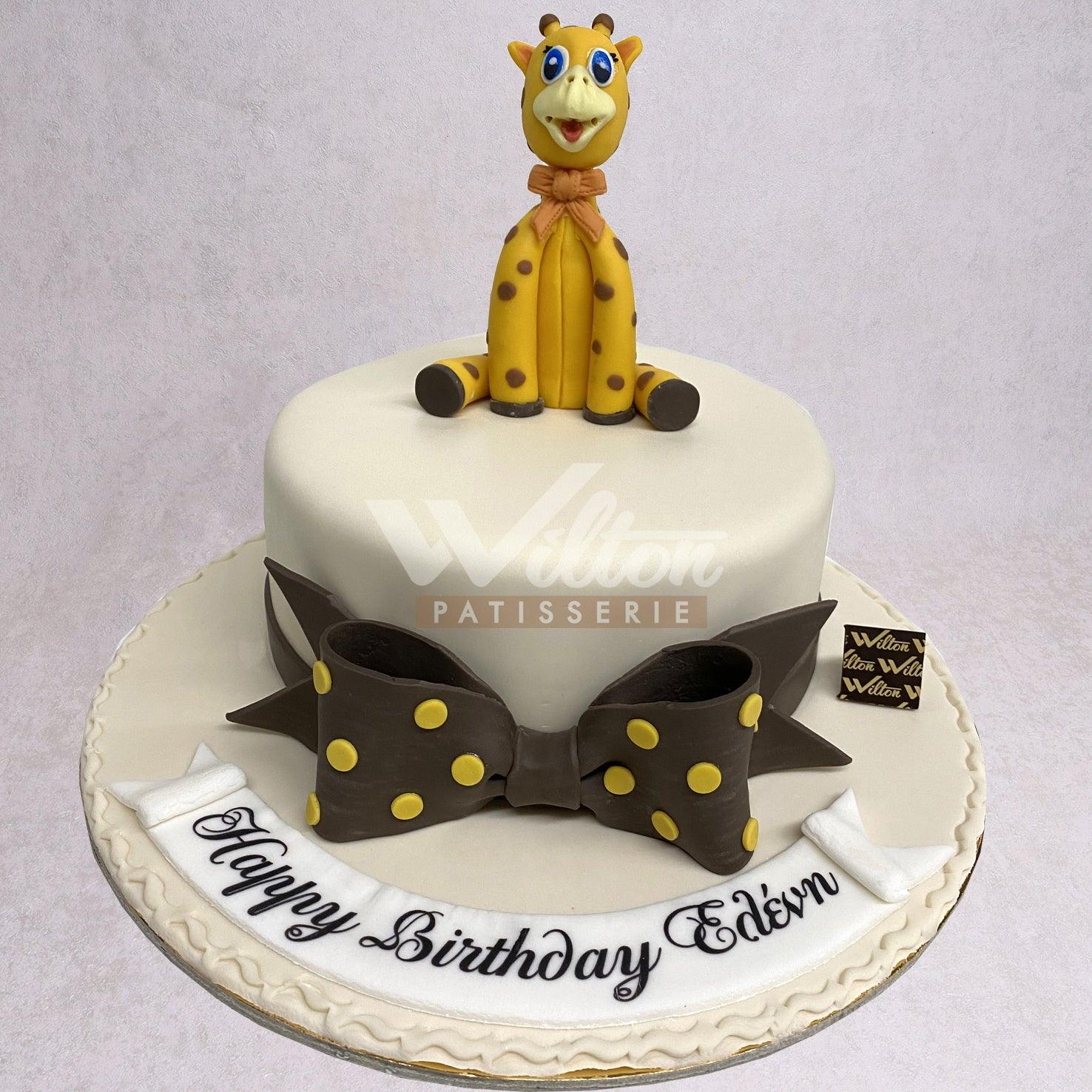D.10.a GIRAFFE - Children Birthday Cakes - WILTON PATISSERIE
