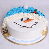 D.21.a SNOWMAN - Children Birthday Cakes - WILTON PATISSERIE