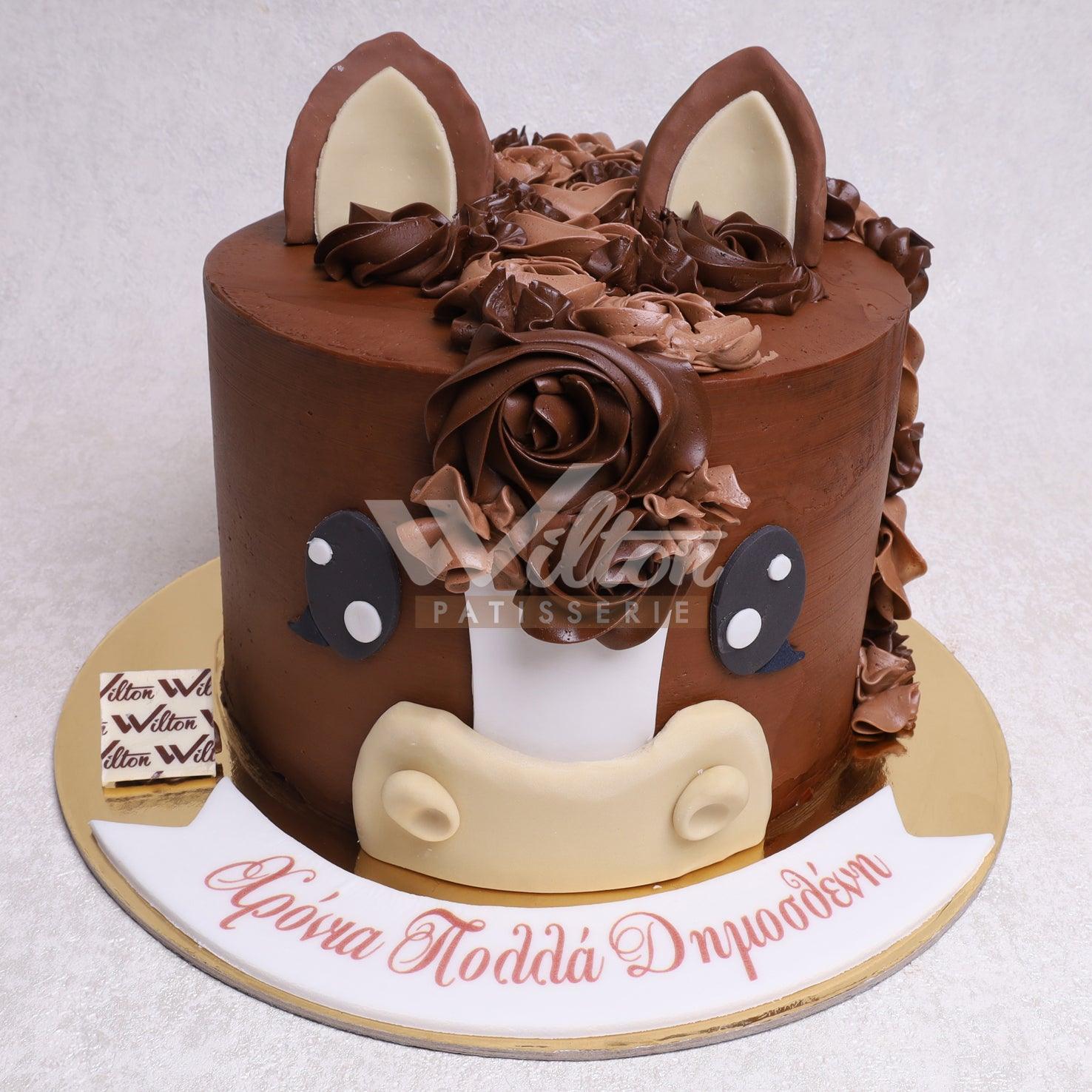 D.5.a HORSE - Children Birthday Cakes - WILTON PATISSERIE