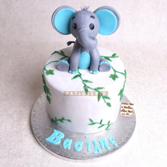 D.9.b ELEPHANT - Children Birthday Cakes - WILTON PATISSERIE