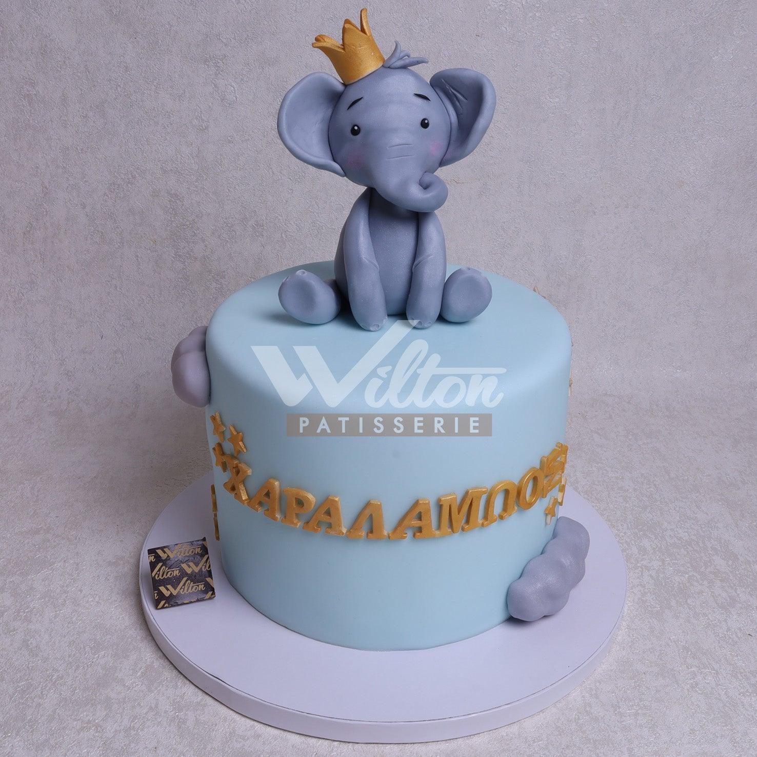 D.9.c ELEPHANT - Children Birthday Cakes - WILTON PATISSERIE