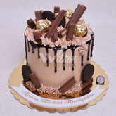 DD.1.e CHOCOLATE - Adult Birthday Cake - WILTON PATISSERIE