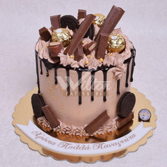 DD.1.e CHOCOLATE - Adult Birthday Cake - WILTON PATISSERIE