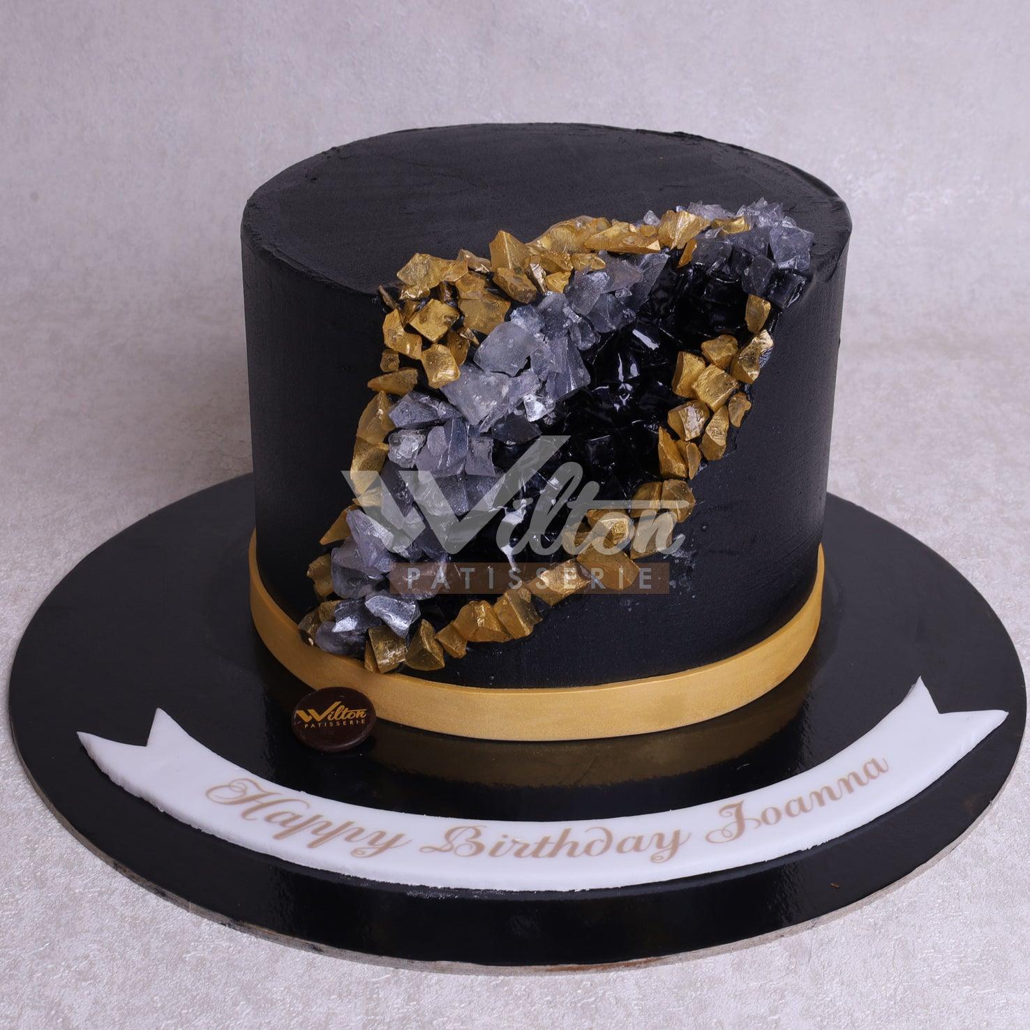 DD.19.a STONES - Adult Birthday Cake - WILTON PATISSERIE