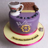 DD.23.a FRIENDS - Adult Birthday Cake - WILTON PATISSERIE