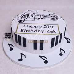 DD.26.a MUSIC - Adult Birthday Cake - WILTON PATISSERIE