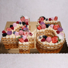 DD.41.e NUMBER 45 - Adult Birthday Cake - WILTON PATISSERIE