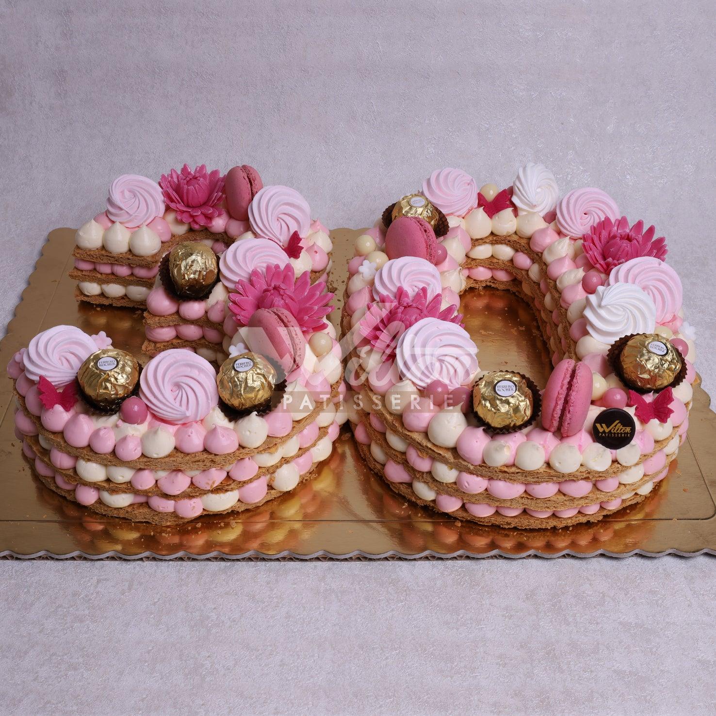 DD.41.h NUMBER 30 - Adult Birthday Cake - WILTON PATISSERIE