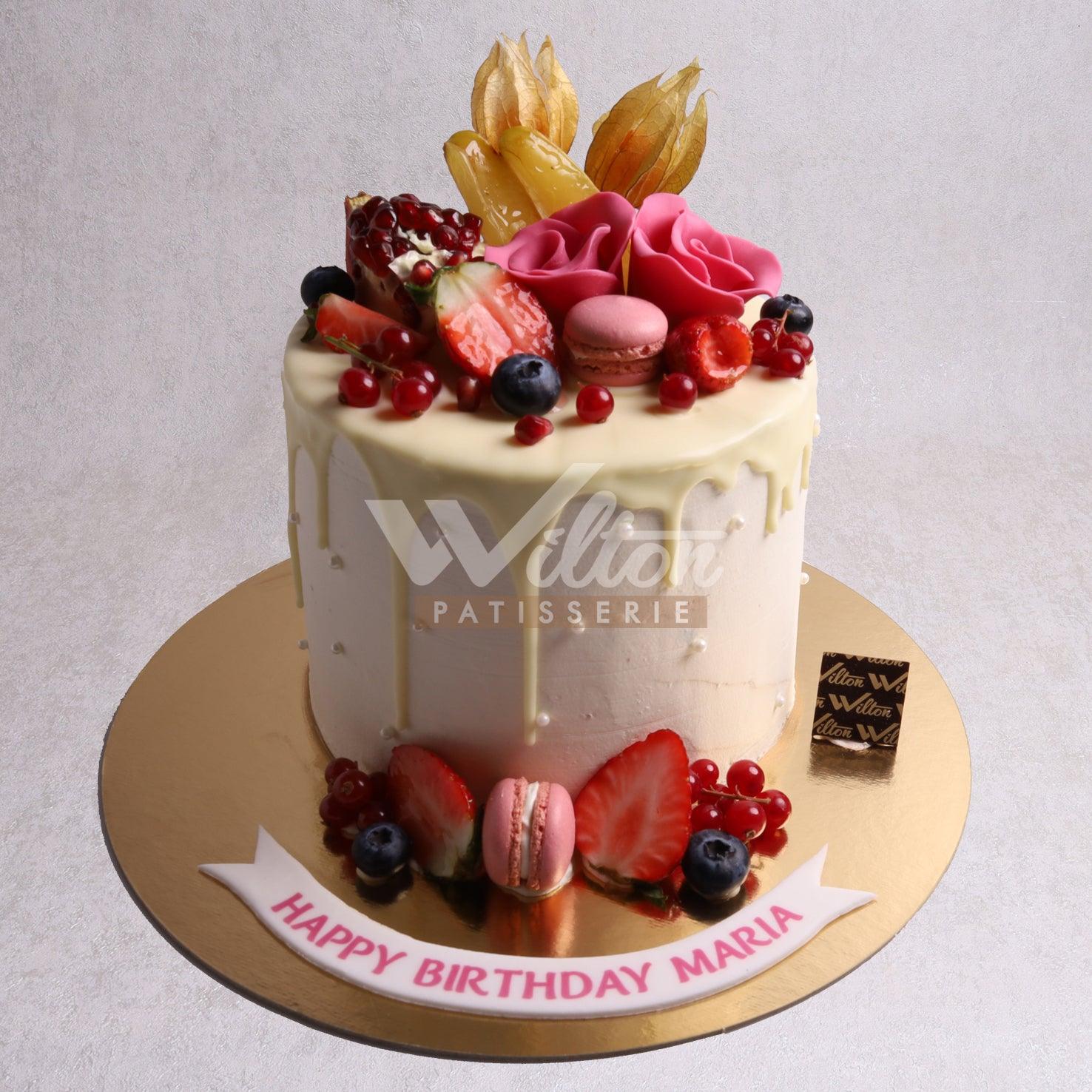 DD.5.j SWEET CAKE - Adult Birthday Cake - WILTON PATISSERIE