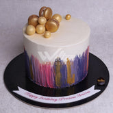 DD.7.a MACARONS - Adult Birthday Cake - WILTON PATISSERIE