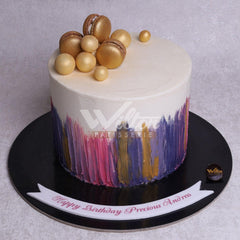 DD.7.a MACARONS - Adult Birthday Cake - WILTON PATISSERIE