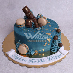 DD.7.k MACARONS - Adult Birthday Cake - WILTON PATISSERIE
