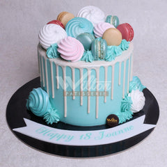 DD.7.m MACARONS - Adult Birthday Cake - WILTON PATISSERIE