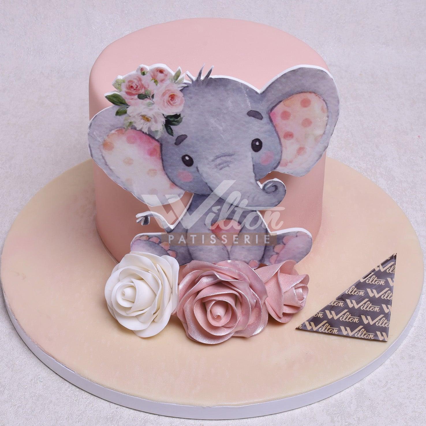 G.12.c ELEPHANT - Birthday Cakes - WILTON PATISSERIE