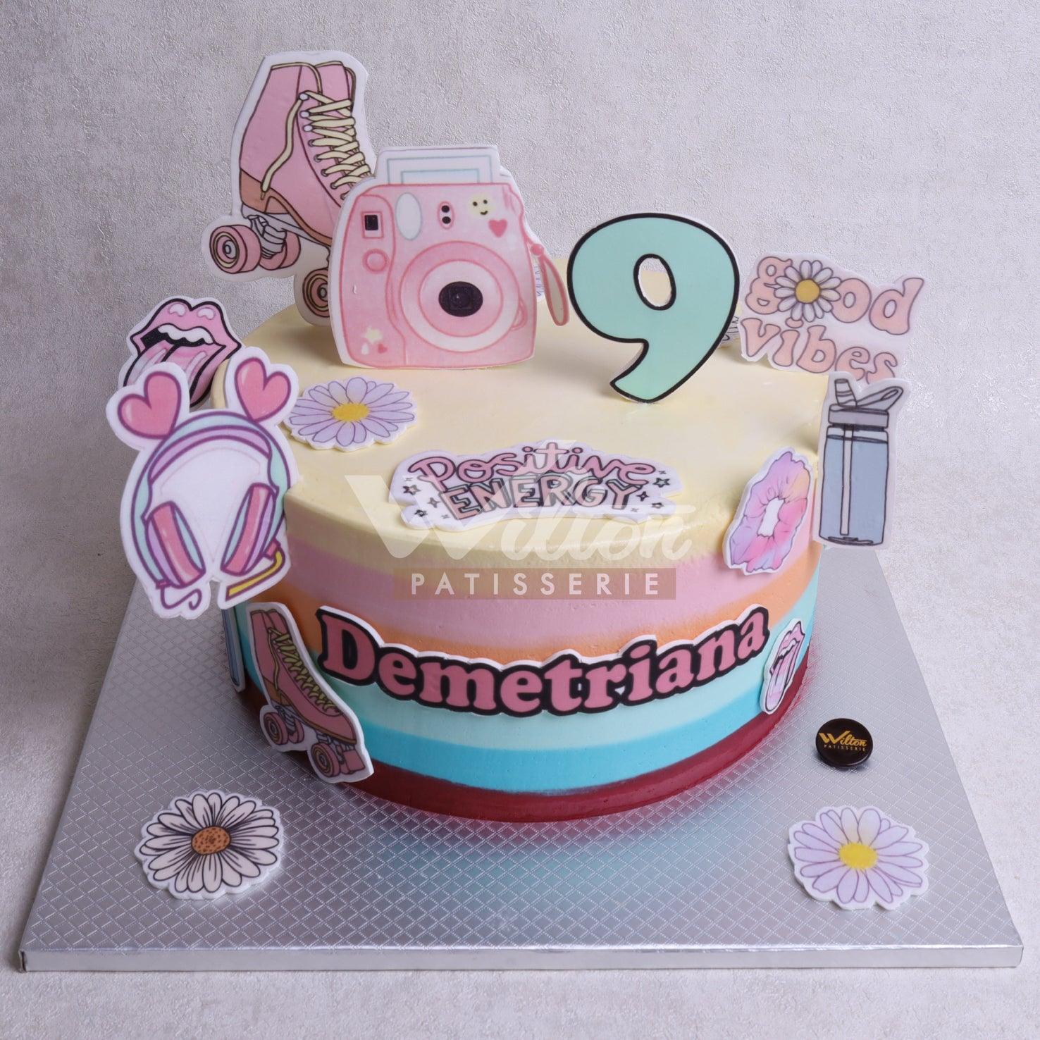 G.31.a GOOD VIBES - Birthday Cakes - WILTON PATISSERIE