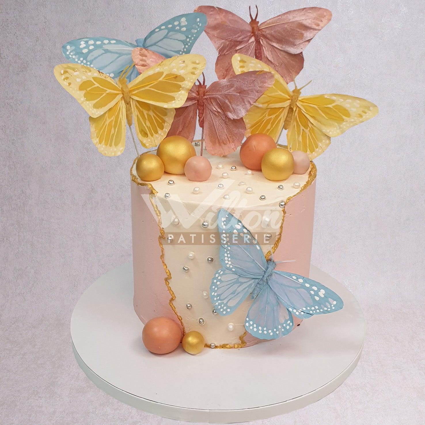 G.7.a BUTTERFLIES - Birthday Cakes - WILTON PATISSERIE