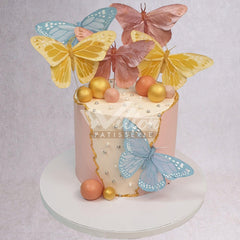 G.7.a BUTTERFLIES - Birthday Cakes - WILTON PATISSERIE