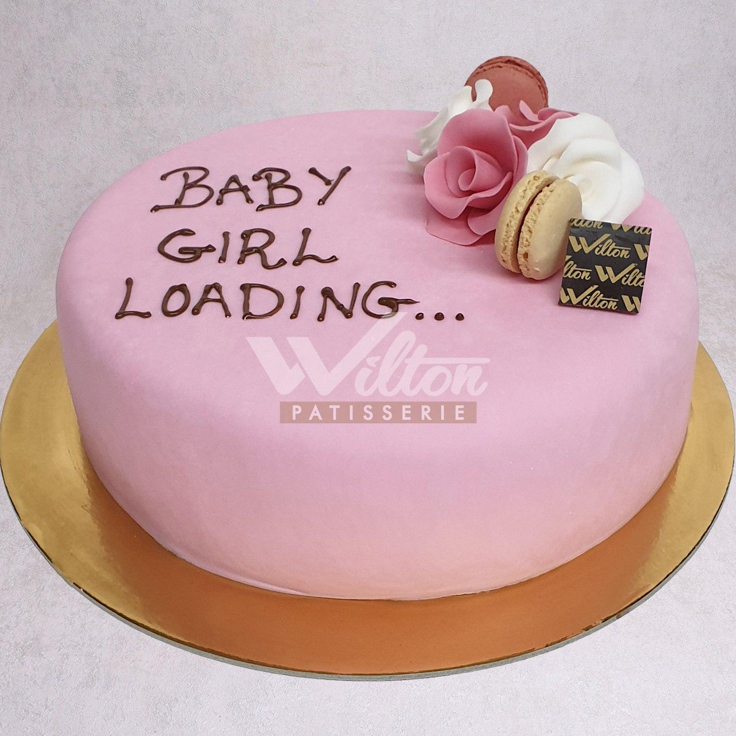 GR.3.a BABY GIRL LOADING - Gender Reveal - WILTON PATISSERIE