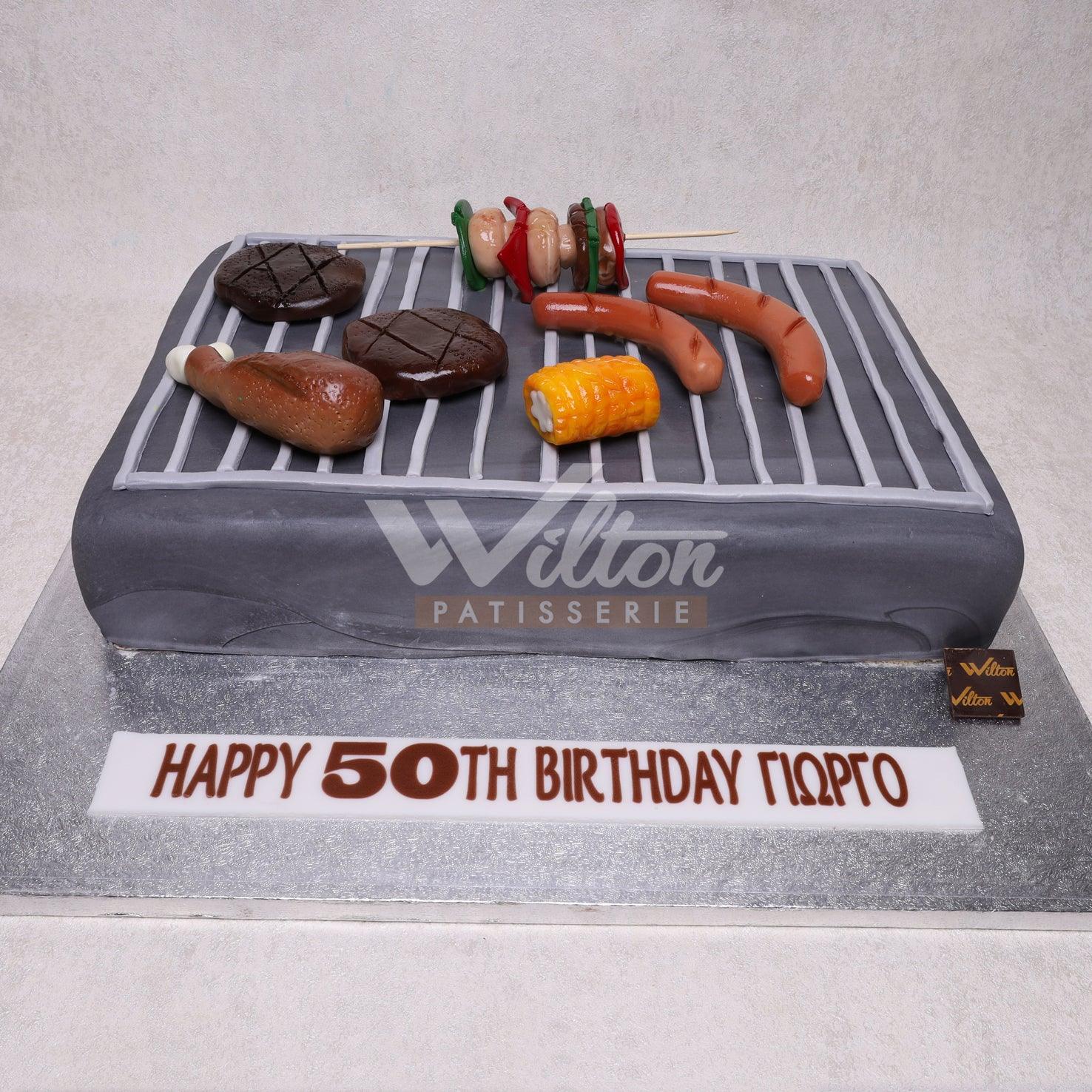 M.1.a BBQ - Men Birthday Cakes - WILTON PATISSERIE