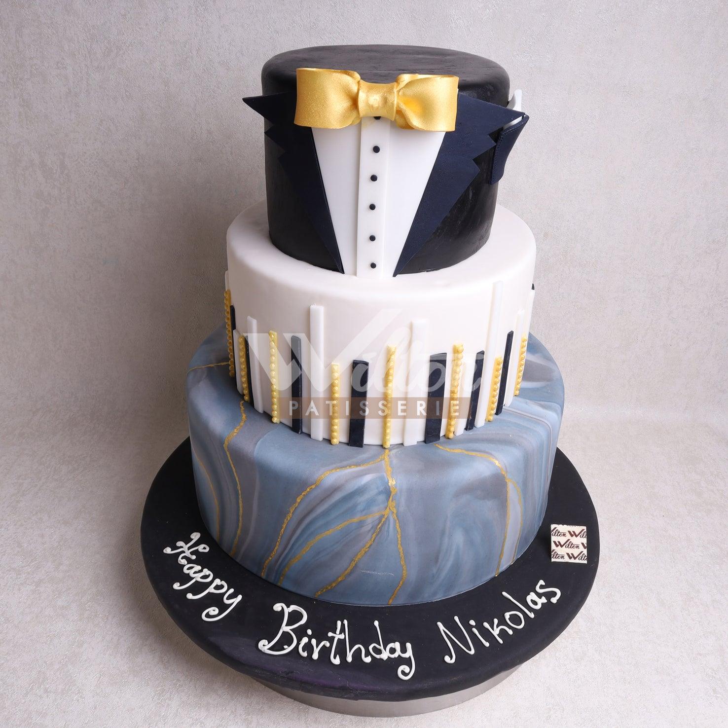 M.16.b SUIT - Men Birthday Cakes - WILTON PATISSERIE