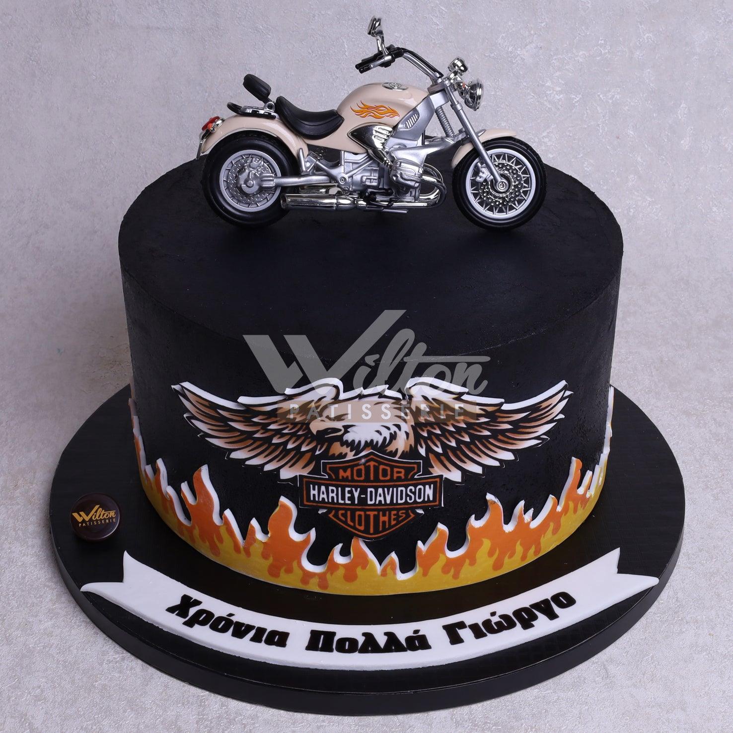 M.18.a HARLEY DAVIDSON - Men Birthday Cakes - WILTON PATISSERIE