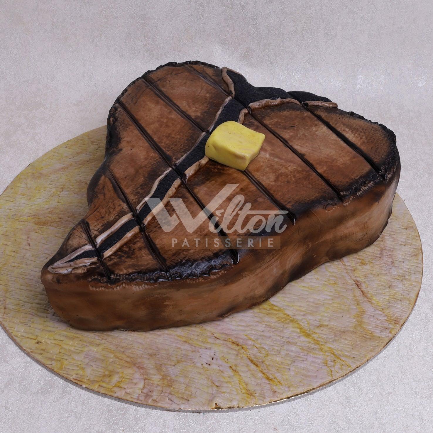 M.2.a T-BONE STEAK - Men Birthday Cakes - WILTON PATISSERIE