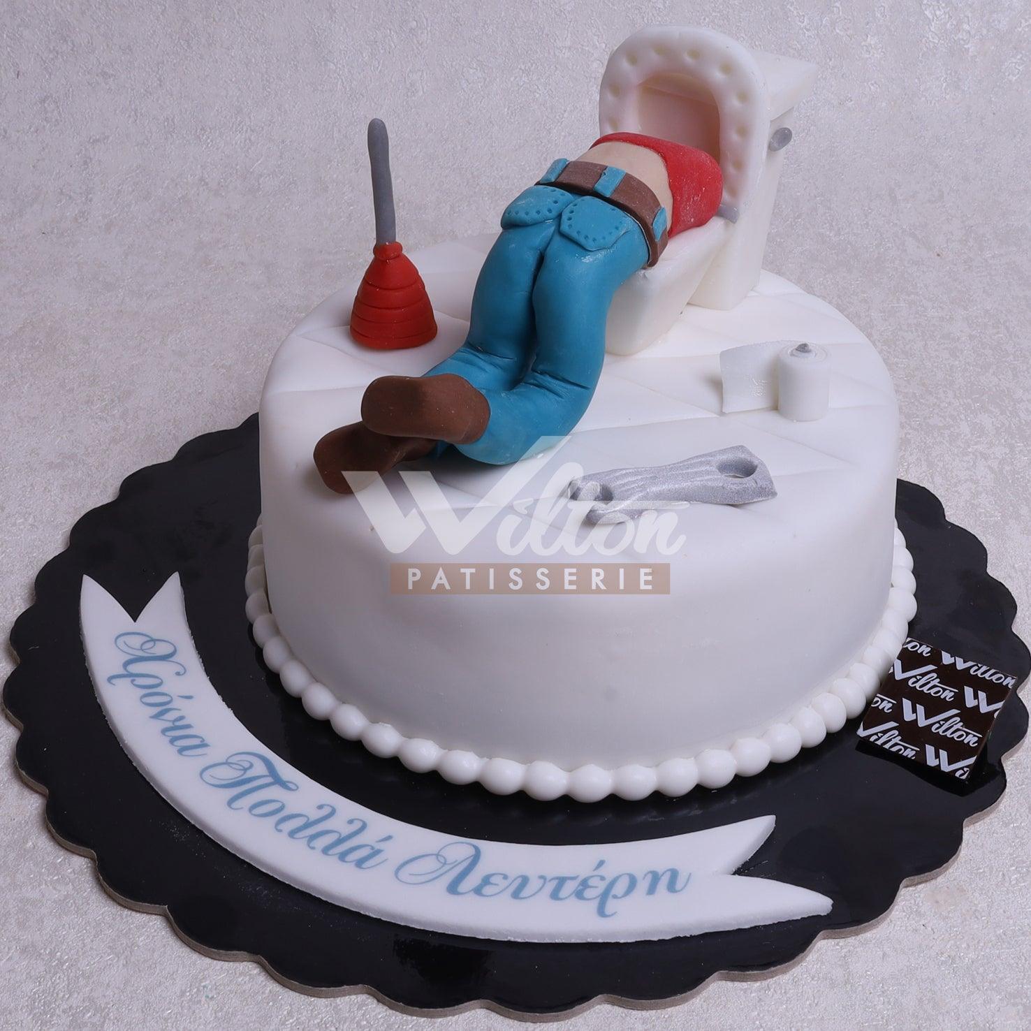 M.7.b PLUMBER - Men Birthday Cakes - WILTON PATISSERIE