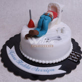 M.7.b PLUMBER - Men Birthday Cakes - WILTON PATISSERIE