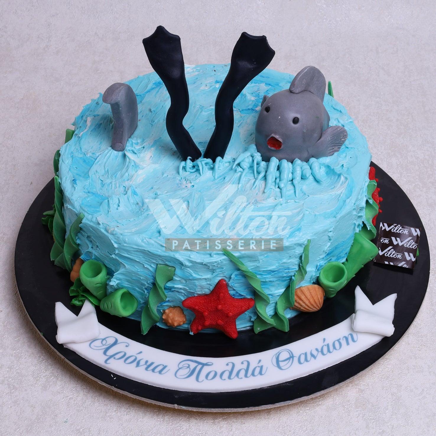 M.8.a DIVER - Men Birthday Cakes - WILTON PATISSERIE