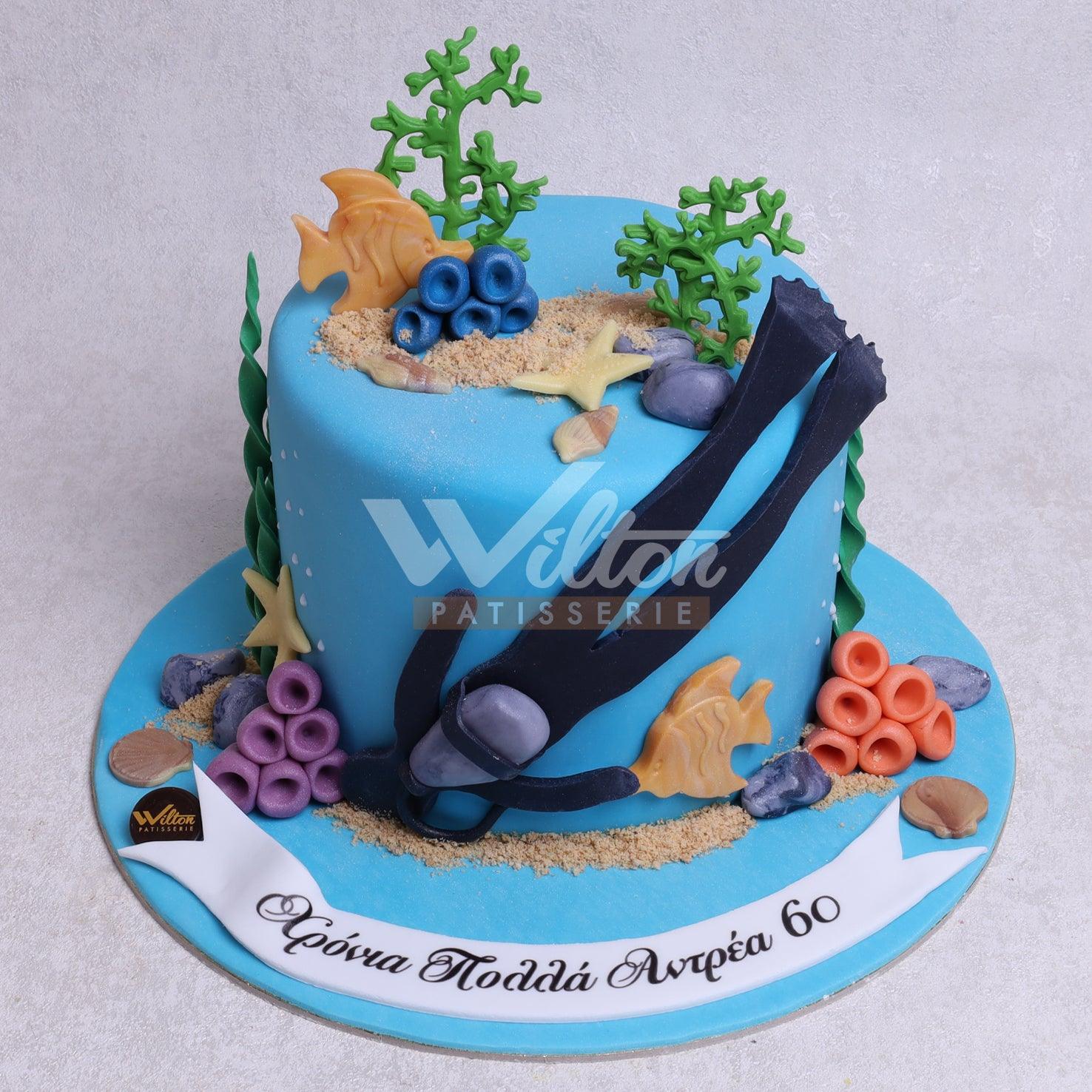M.8.b DIVER - Men Birthday Cakes - WILTON PATISSERIE